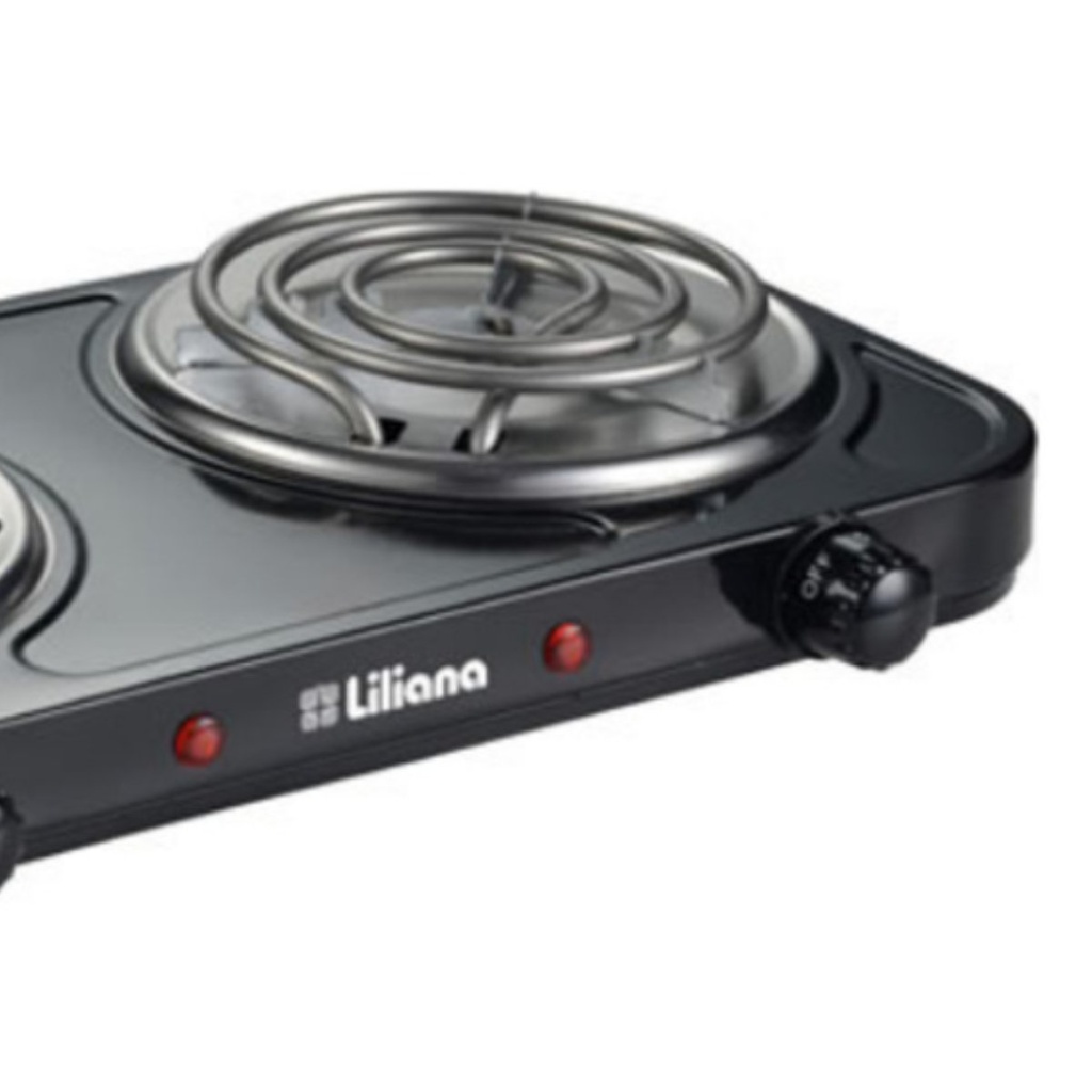 Anafe Eléctrico Liliana AA912 Negro 2 Hornallas