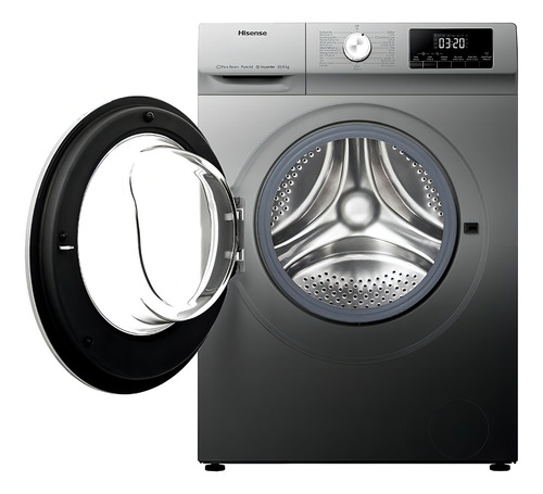 Lavasecarropas Hisense 10/6 Kg Inverter Plateado 94WDQY1014T