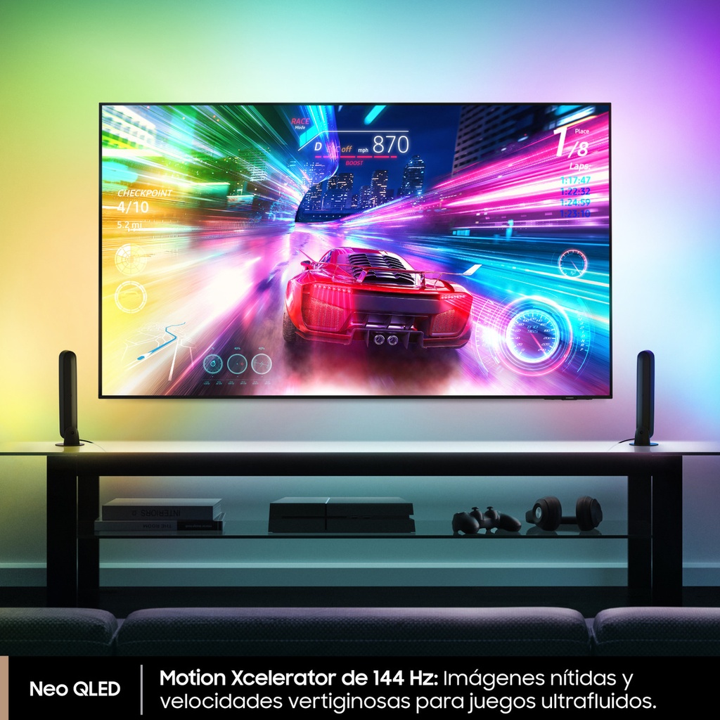 Smart Tv Samsung 43" Neo Qled 4K Serie Q90D + Q605