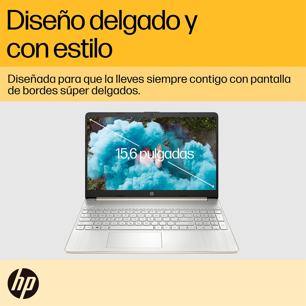 Notebook HP 15-ef2514la AMD Ryzen 7 8 GB 512 GB SSD 15.6 HD Windows 11 Home