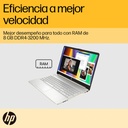 Notebook HP 15-ef2514la AMD Ryzen 7 8 GB 512 GB SSD 15.6 HD Windows 11 Home