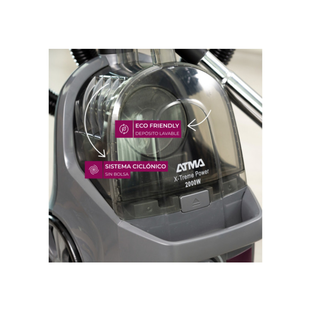 Aspiradora S/B 2000W Atma As9021Pi