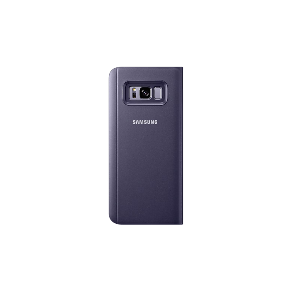 Funda Clear View Standing Samsung S8 Plus Violeta