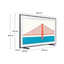 Smart TV 55" Samsung Ls03 + Marco The Frame Marron