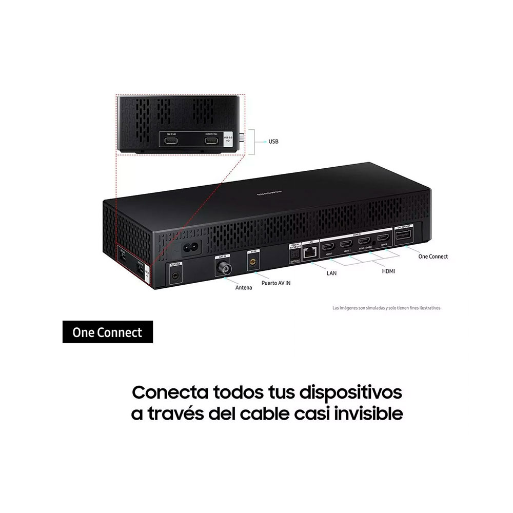 Smart TV 55" Samsung Ls03 + Marco The Frame Marron