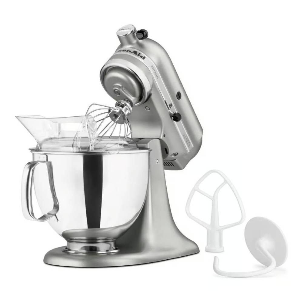 Batidora Planetaria Kitchen Aid Artisan Plateada