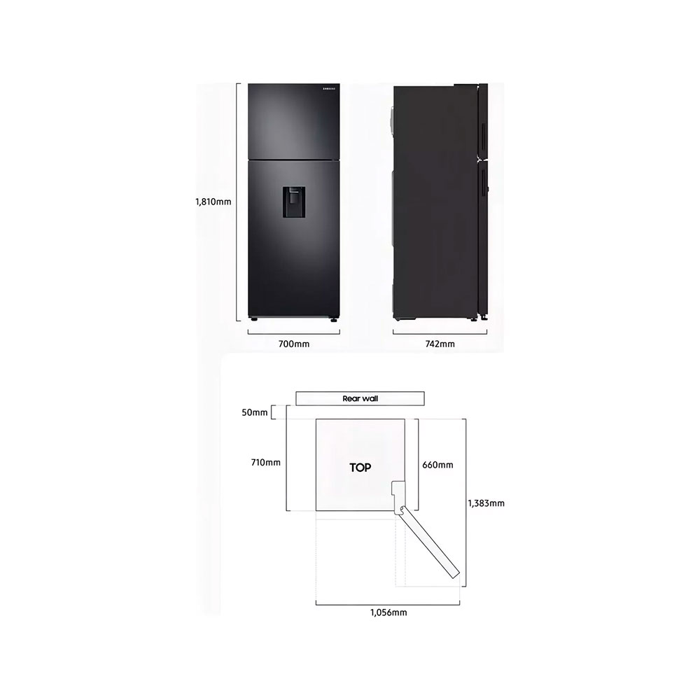Heladera Samsung No Frost 471Lts inverter RT48A6640B1