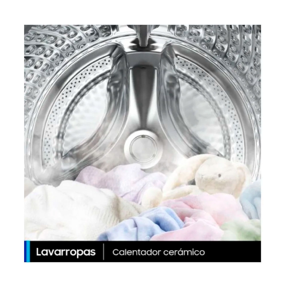 Lavarropas Samsung 6.5 Kg inverter silver