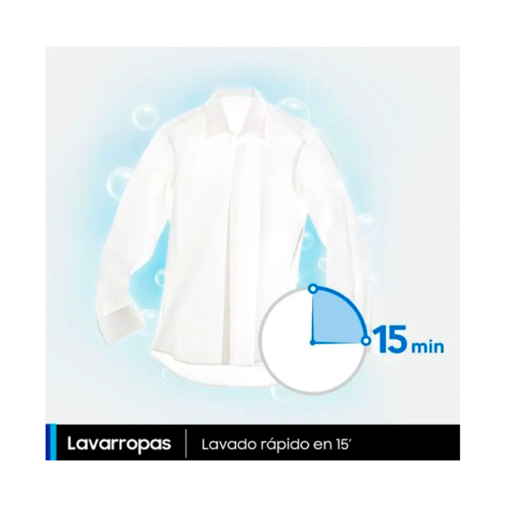 Lavarropas Samsung 6.5 Kg inverter silver