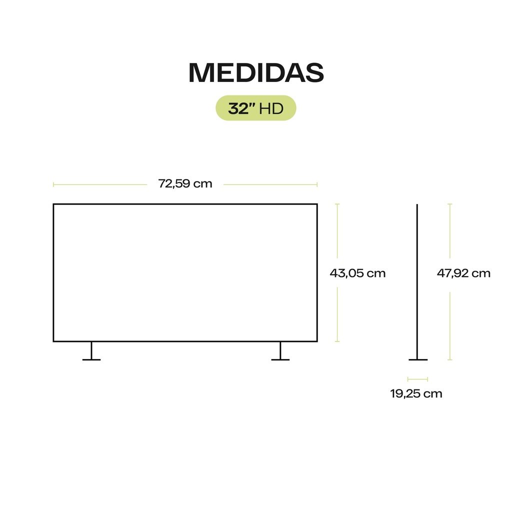 Smart Tv Qüint 32 Hd         