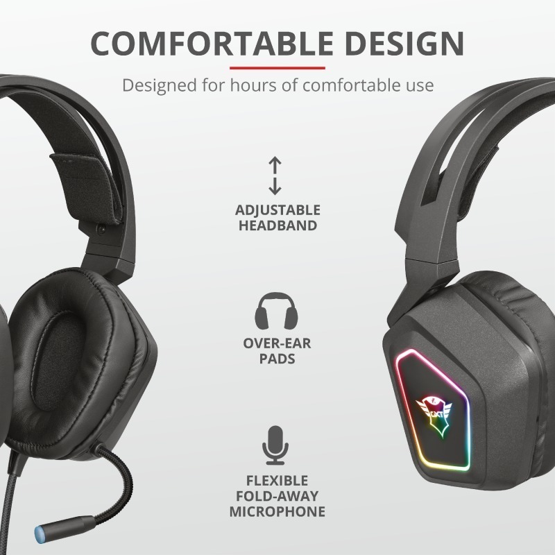 Auricular Gamer Trust Gxt450 Bliz Rgb7.1
