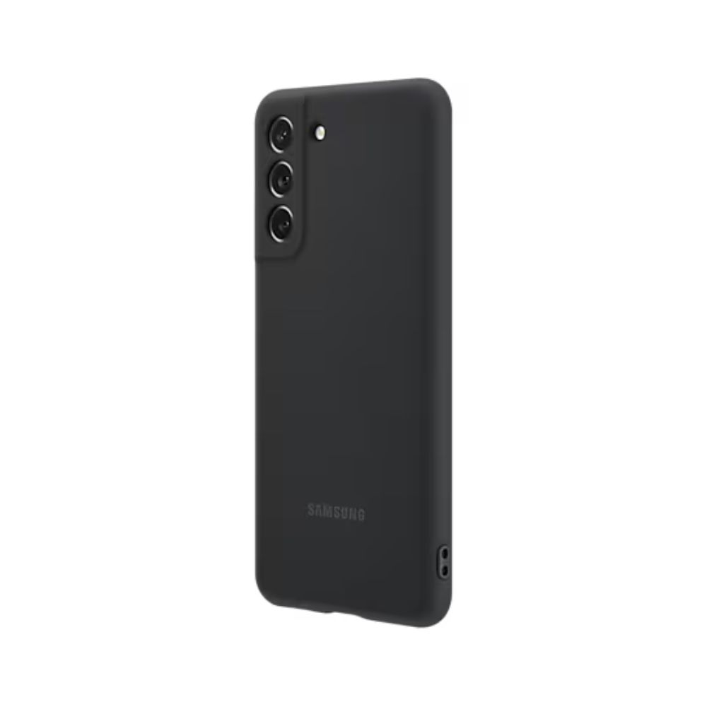 Funda De Silicona Samsung S21 Fe Gris Oscuro