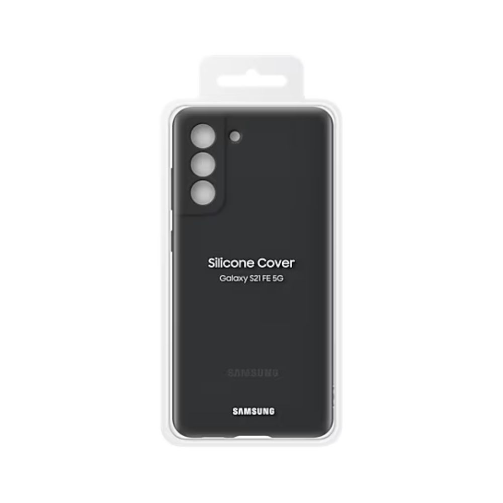 Funda De Silicona Samsung S21 Fe Gris Oscuro