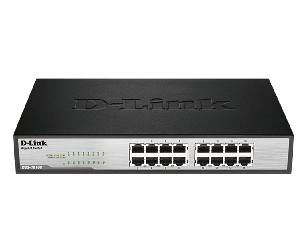 Switch D-Link DGS-1016C - 16 Port 10/100/1000