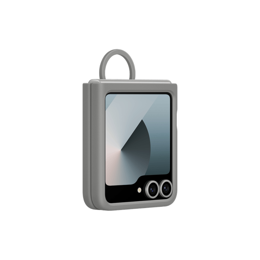 Funda De Silicona Samsung Para Z Flip6 Gray
