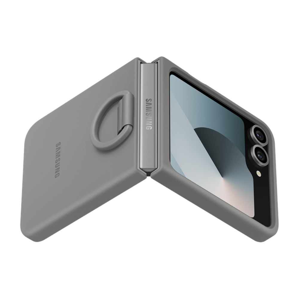 Funda De Silicona Samsung Para Z Flip6 Gray
