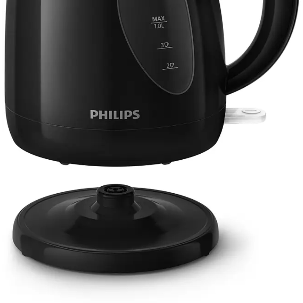 Pava Eléctrica Philips 1L De Plástico Negro
