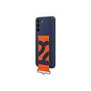 Funda De Silicona Con Correa S22+ Navy