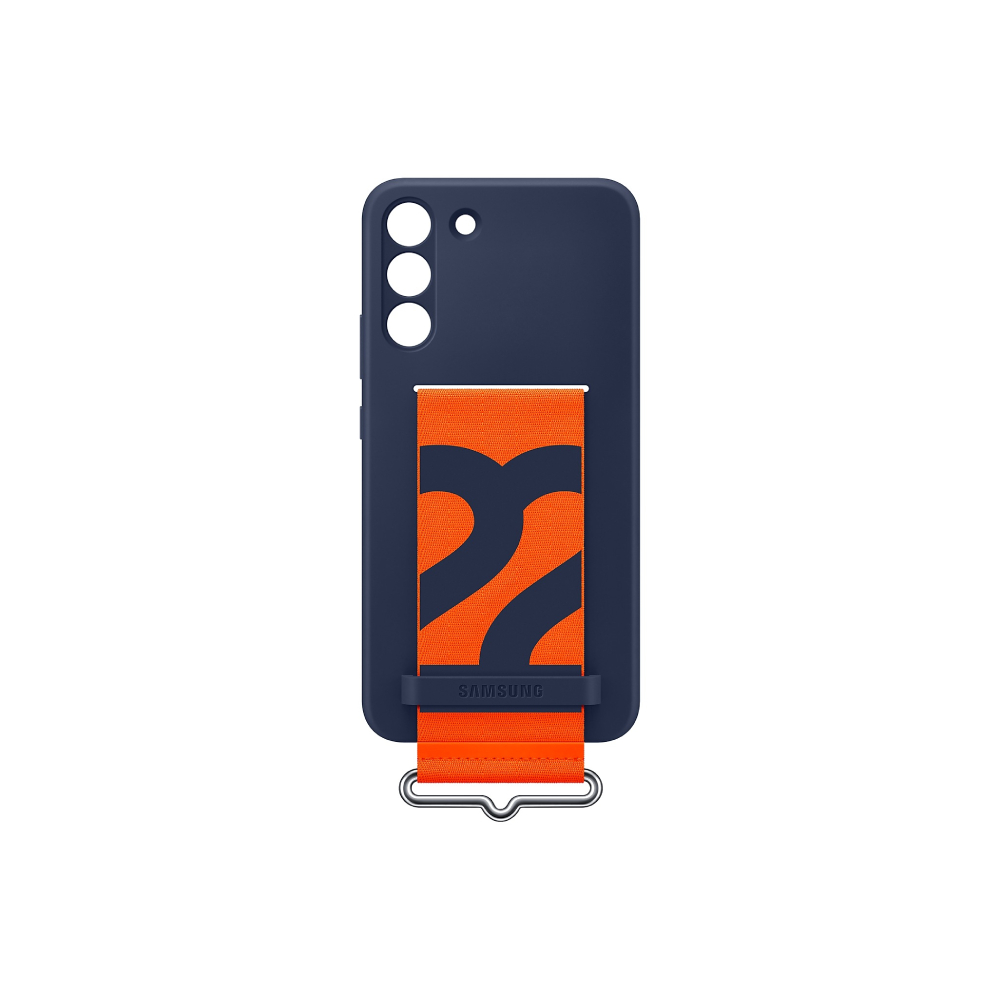 Funda De Silicona Con Correa S22+ Navy