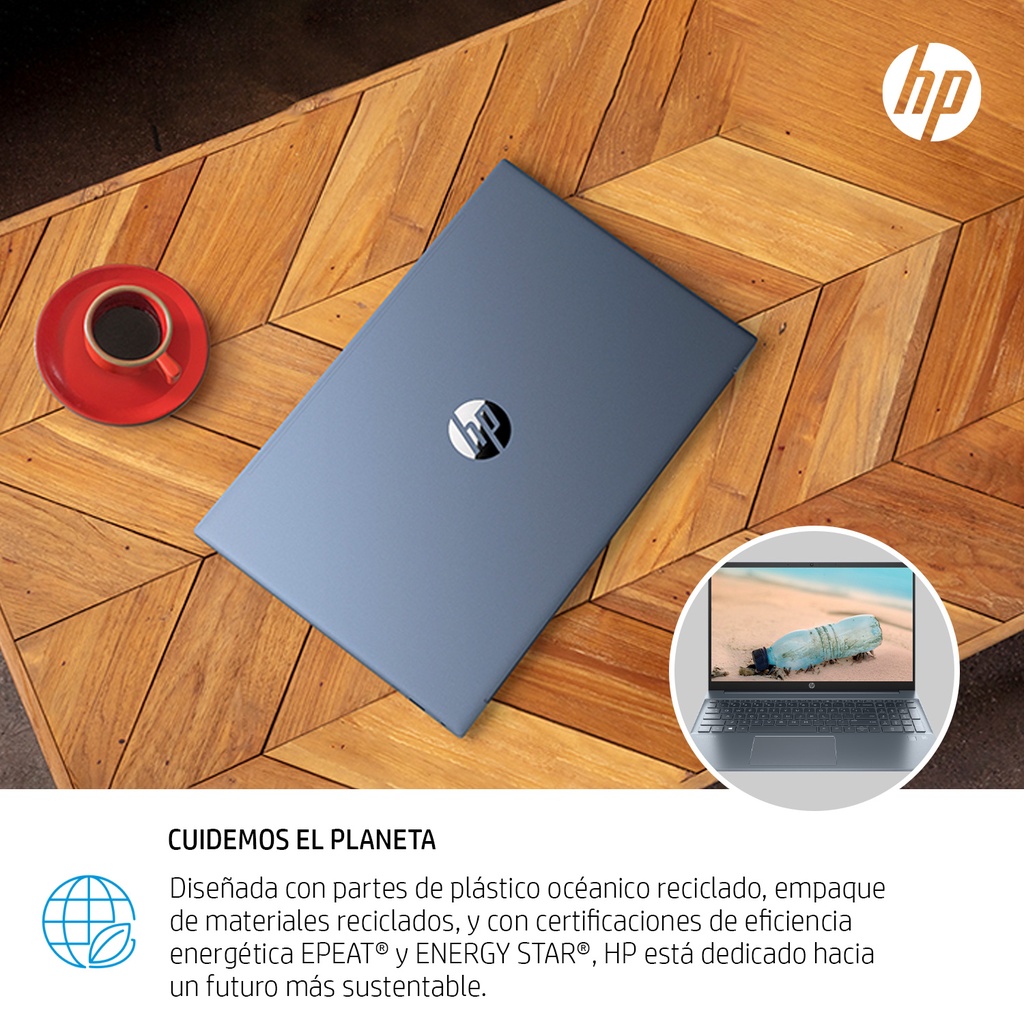 Notebook HP Pavilion 15-EH1504LA Ryzen 7 8GB 512GB