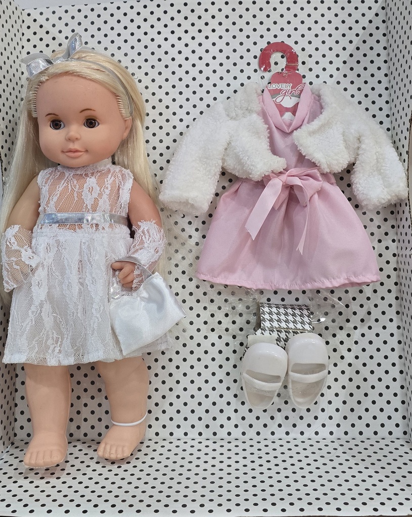 Muñeca lovely Girl con ropa 