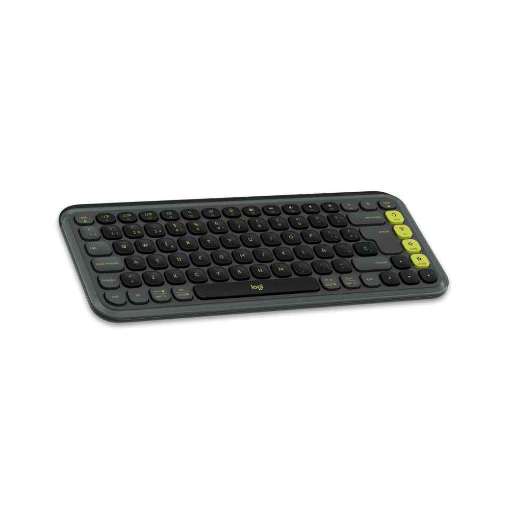 Combo Logitech Teclado y Mouse Pop Icon - Graphite - Español Latino
