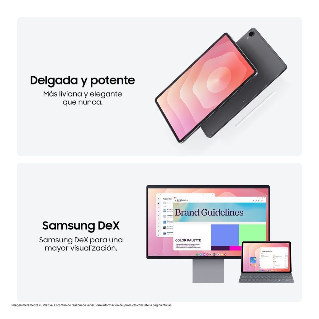 Tablet Samsung Galaxy Tab S11 12gb + 256gb Gris