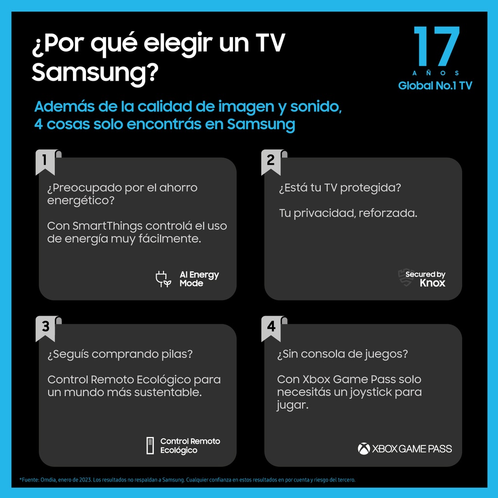 SMART TV Samsung OLED 65" 