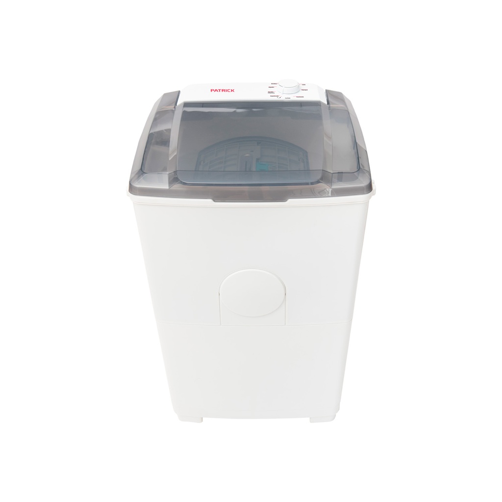 Lavarropas Semiautomático Carga Superior 7Kg Blanco Patrick - LTPK79SB