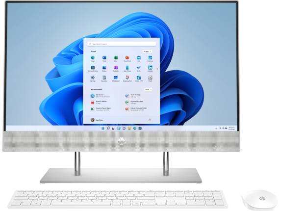 All In One HP 24" Amd Ryzen 5 4GB 256SSD 140R2AA W11H