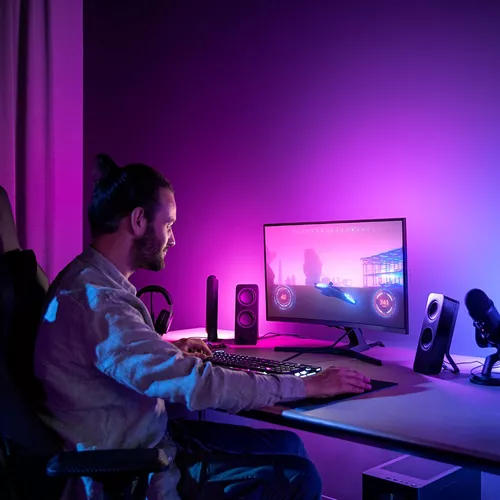 Tira Led Inteligente Philips Hue Gradiente Rgb Monitor 24-27