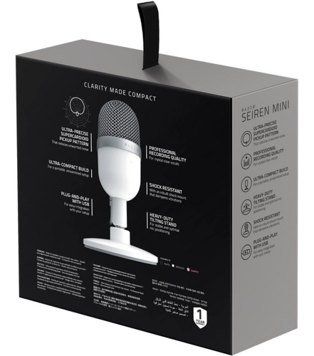 Micrófono Razer Seiren Mini Mercury