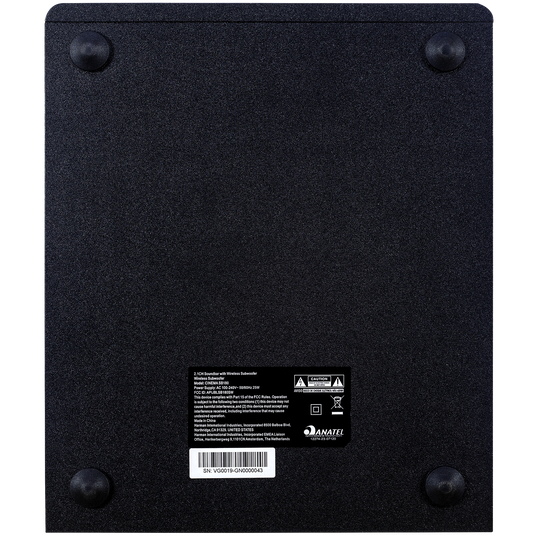 Barra De Sonido JBL SB180 Bluetooth 2.1 Bar + Subwoofer Negro