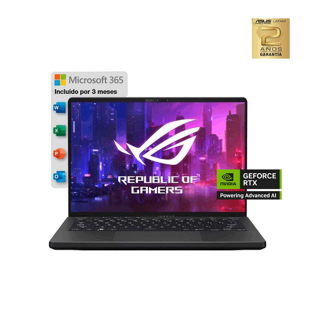 Notebook Gamer Rog Strix G15 NVIDIA GeForce RTX 3060 15.6" Ryzen 7 6800H 512Gb Ssd 16Gb 165 Hz W11 G513Rm-Hq084W