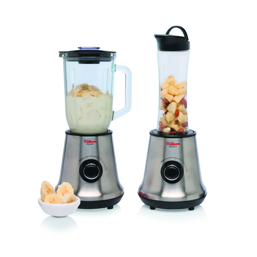 Licuadora De Mesa Liliana Deluxelic 600 Watts