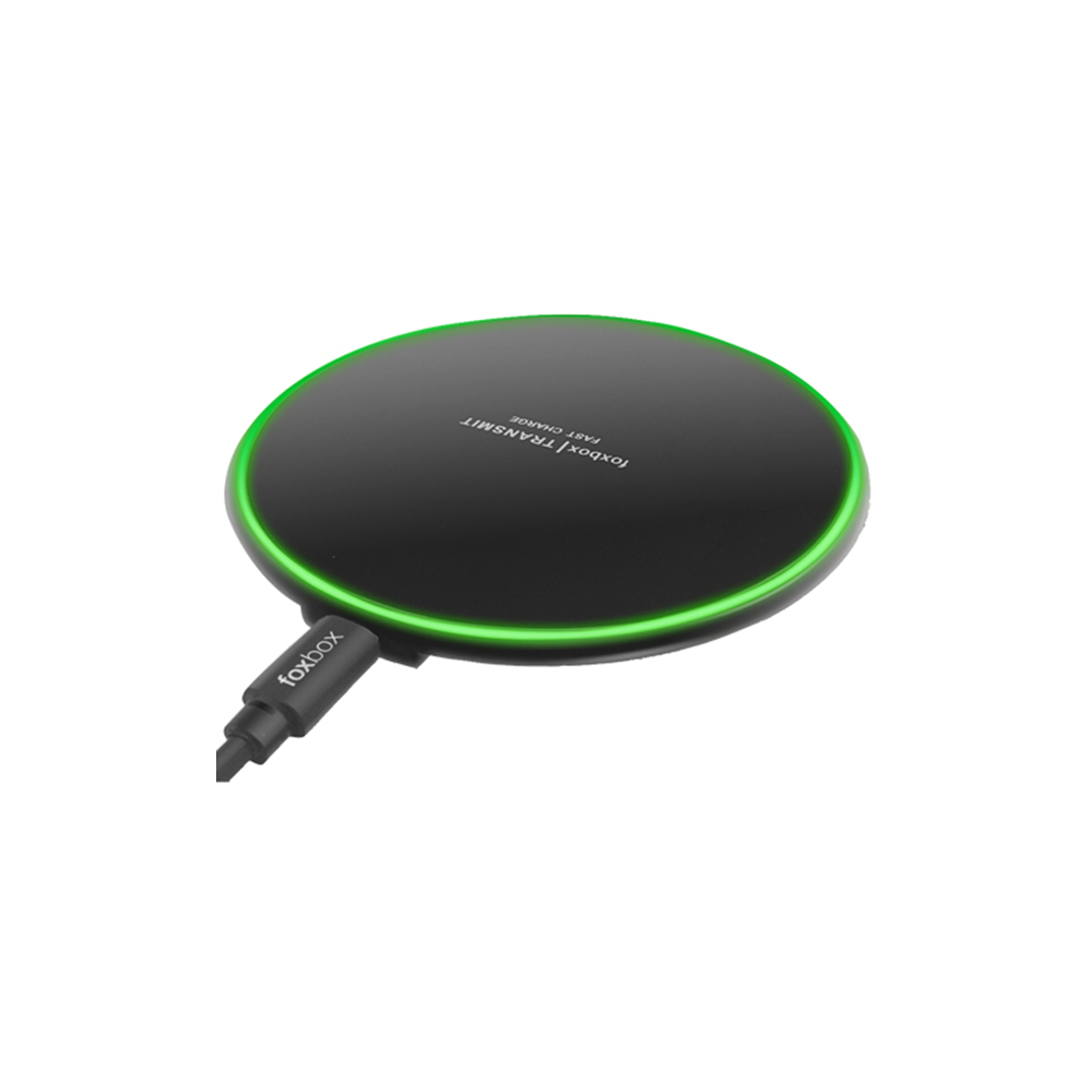 Cargador Inalámbrico Foxbox Platinum Negro FB-4709
