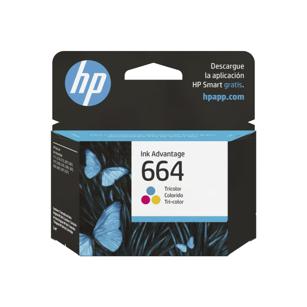 Cartucho Tinta Hp 664 Ink Advan Tricolor