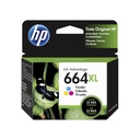 Cartucho Tinta Hp 664Xl Ink Advan Tricol