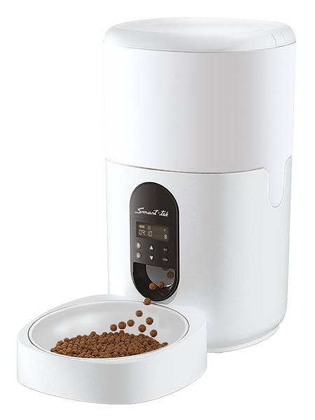 Racionador Automático De Alimentos Smart-Tek 4 Litros       