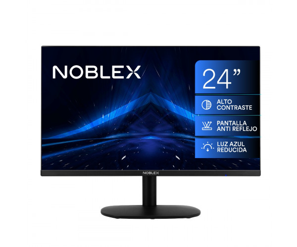 Monitor Noblex 24 Full Hd Led Va Antiglare Negro