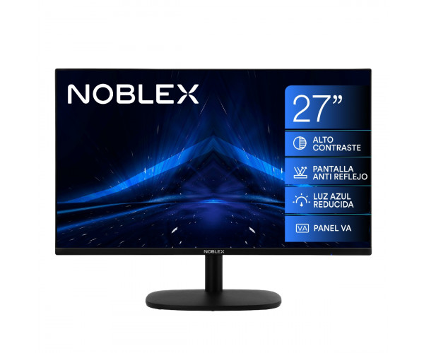 Monitor Noblex 27 Full Hd Led Va Antiglare Negro