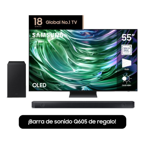 Smart Tv Samsung 55 Oled 4K Serie S90D + Q605