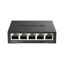 Swtich D-Link DGS-105 - 5 Port 10/100/1000 - Carcasa Metal 