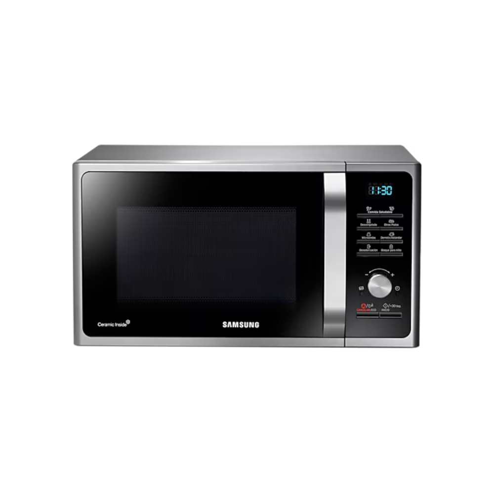 Microondas Samsung 28 L Digital Silver Con Grill MG28F3K3TAS - VENTA INTERNA