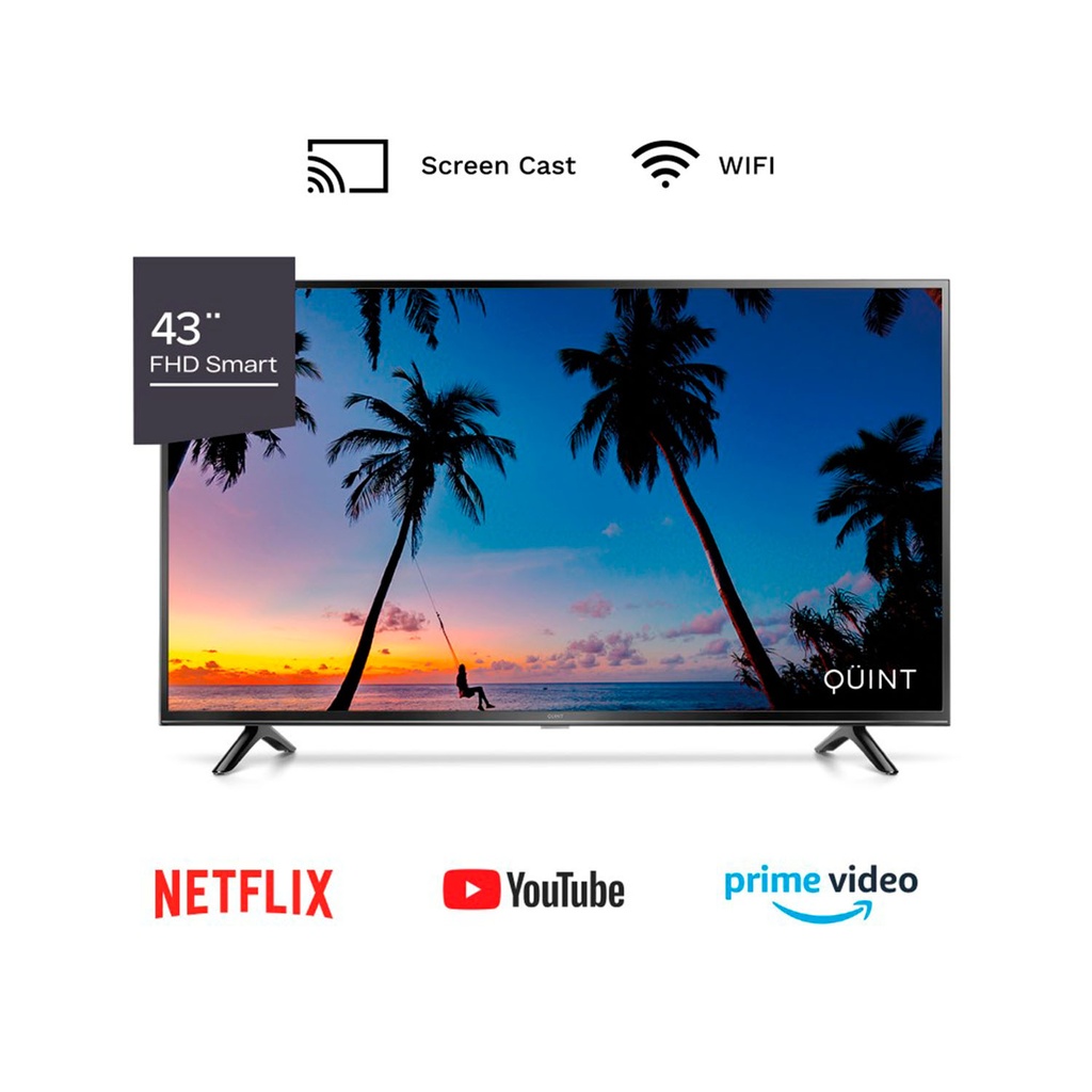 Smart Tv Qüint 43 Fhd Frame        