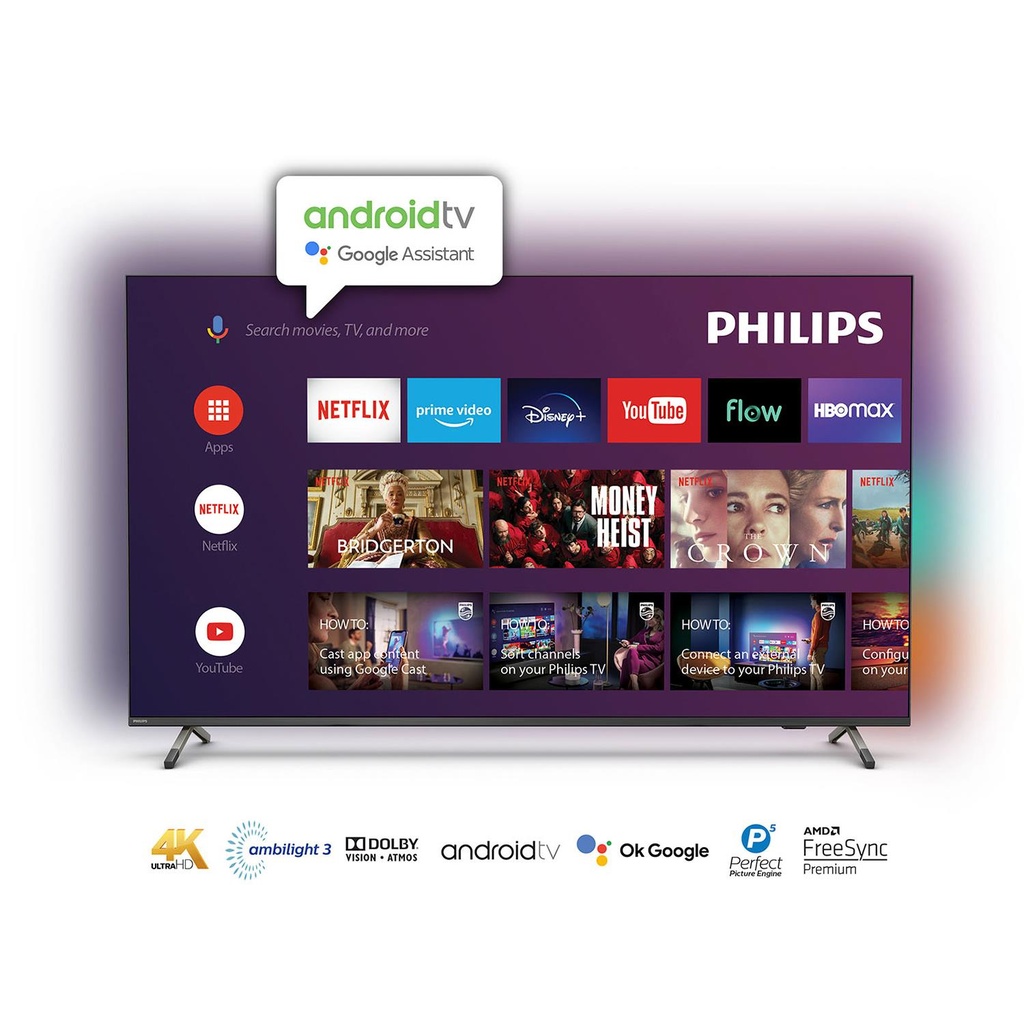 Smart Tv Philips 65 Uhd 4K     