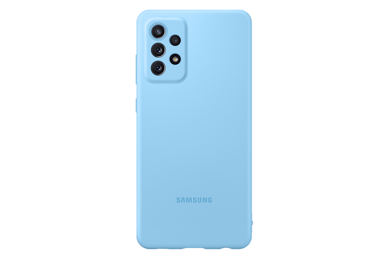 Funda Samsung A72 Silicona Azul Ef-Pa725Tlegww