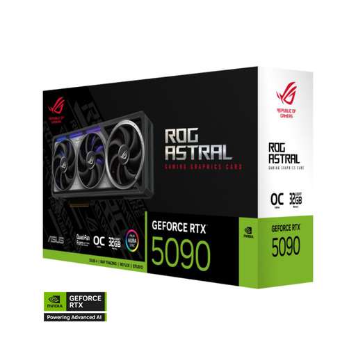 [ROG-RTX5090-O32G] Placa de video Asus ROG Astral GeForce RTX 5090 32 GB GDDR7 Edición OC 2610 MHz