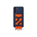Funda De Silicona Samsung Con Correa Para Galaxy S22+ Navy